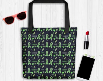 Cervical Cancer Awareness FLAG Canvas Tote Shoulder Bag Tote Bag For Women Black Cervical Cancer Awareness FLAG Canvas Tote Shoulder Bag Tote Bag For Women Black