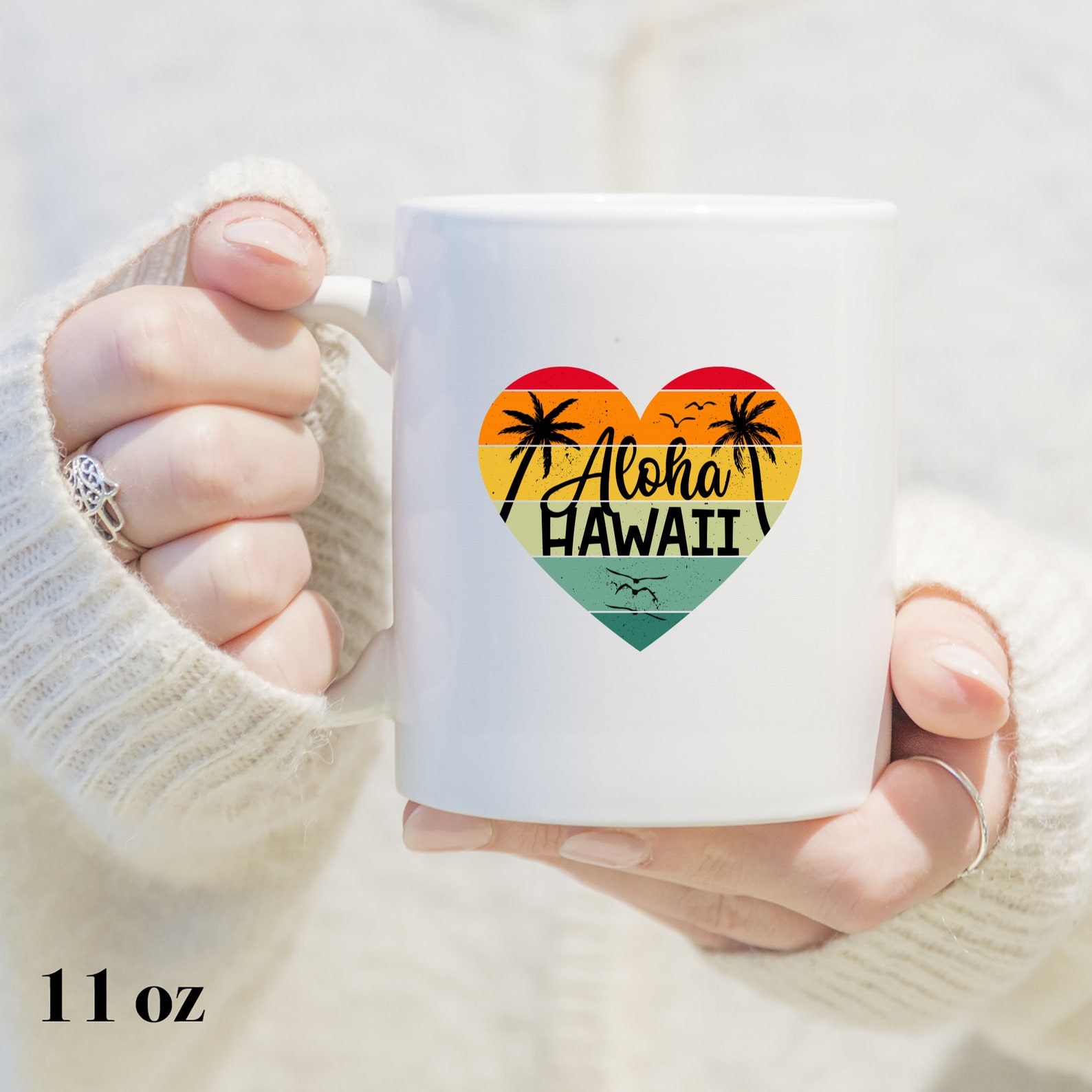 Aloha Hawaii / Mug / Vacation Mug / Hawaii Summer / Hawaiian Etsy
