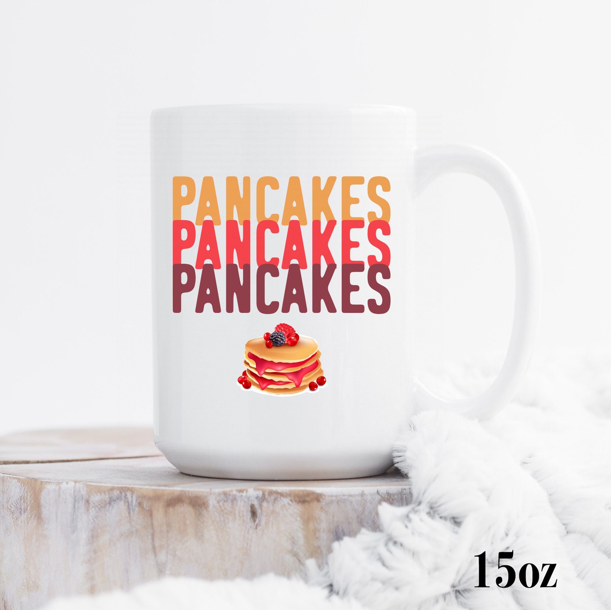 Pancakes / Mug / Pancake Mug / Pancake Lover Gift / Foodie Mug Etsy