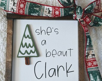 Christmas vacation small sign