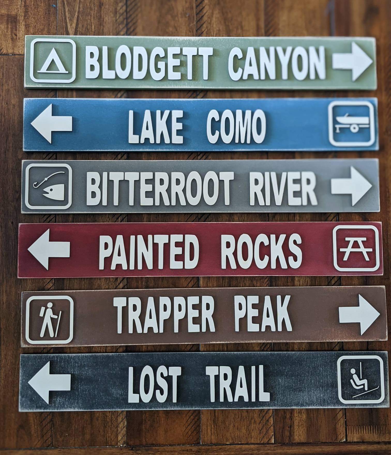 Trail head signs | Etsy