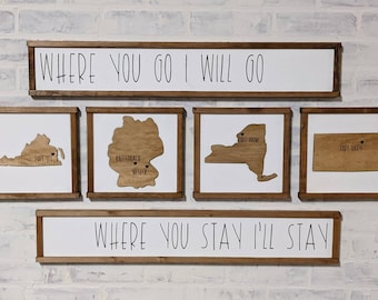Where you go sign bundle/ military home/ navy sign/ marines sign/ army sign/ air force sign/ state country home