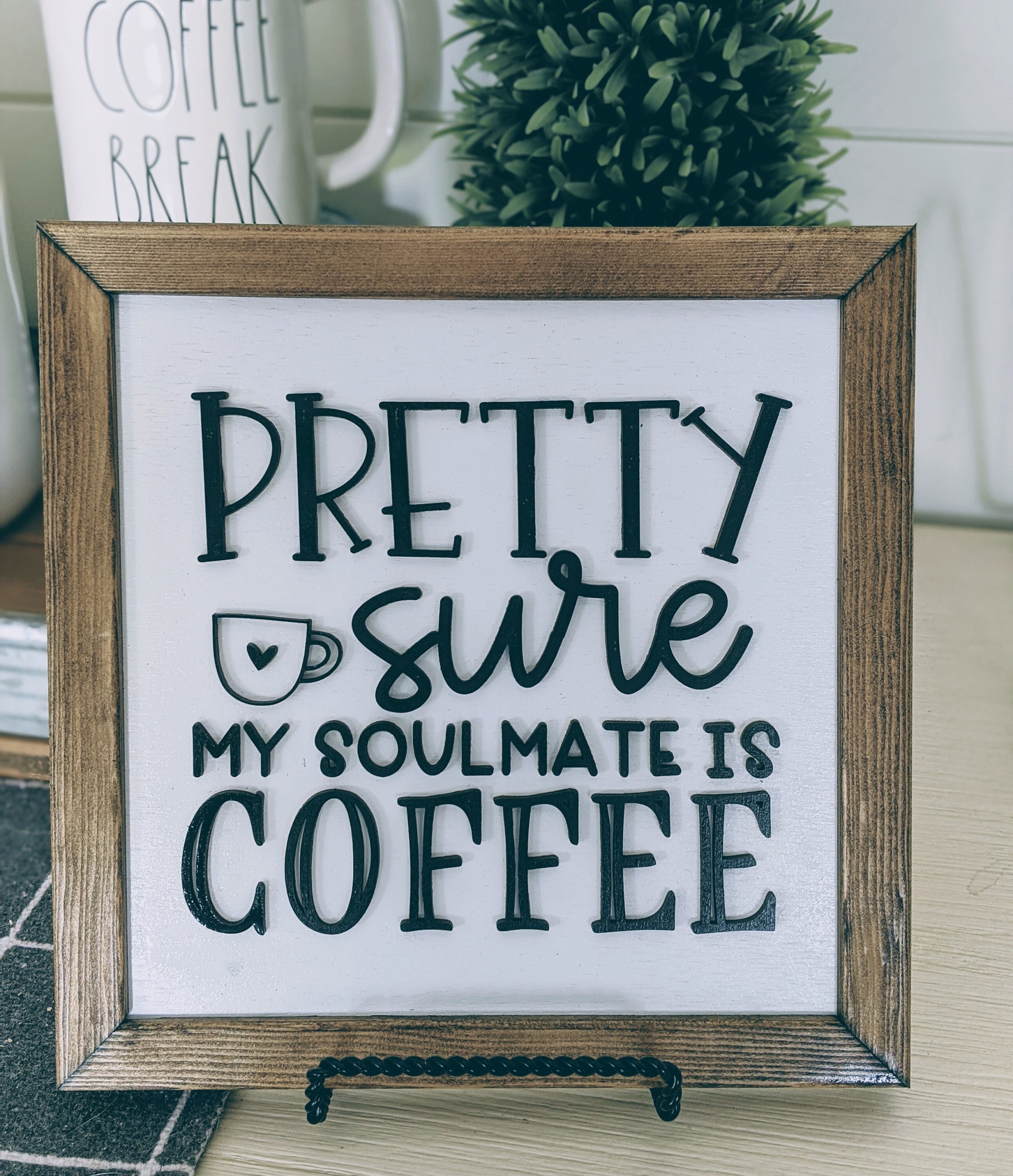 Farmhouse coffee sign | Etsy