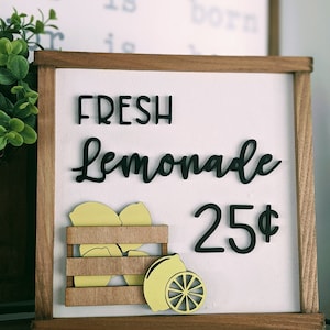 Fresh Lemonade sign image 1