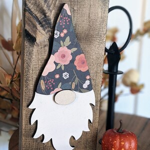 Fall Gnome Block Signs
