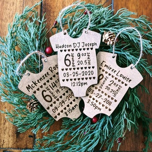 Baby onesie ornament