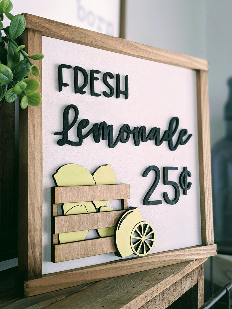 Fresh Lemonade sign image 2