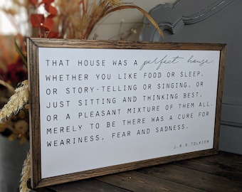 J.R.R. Tolkien quote sign