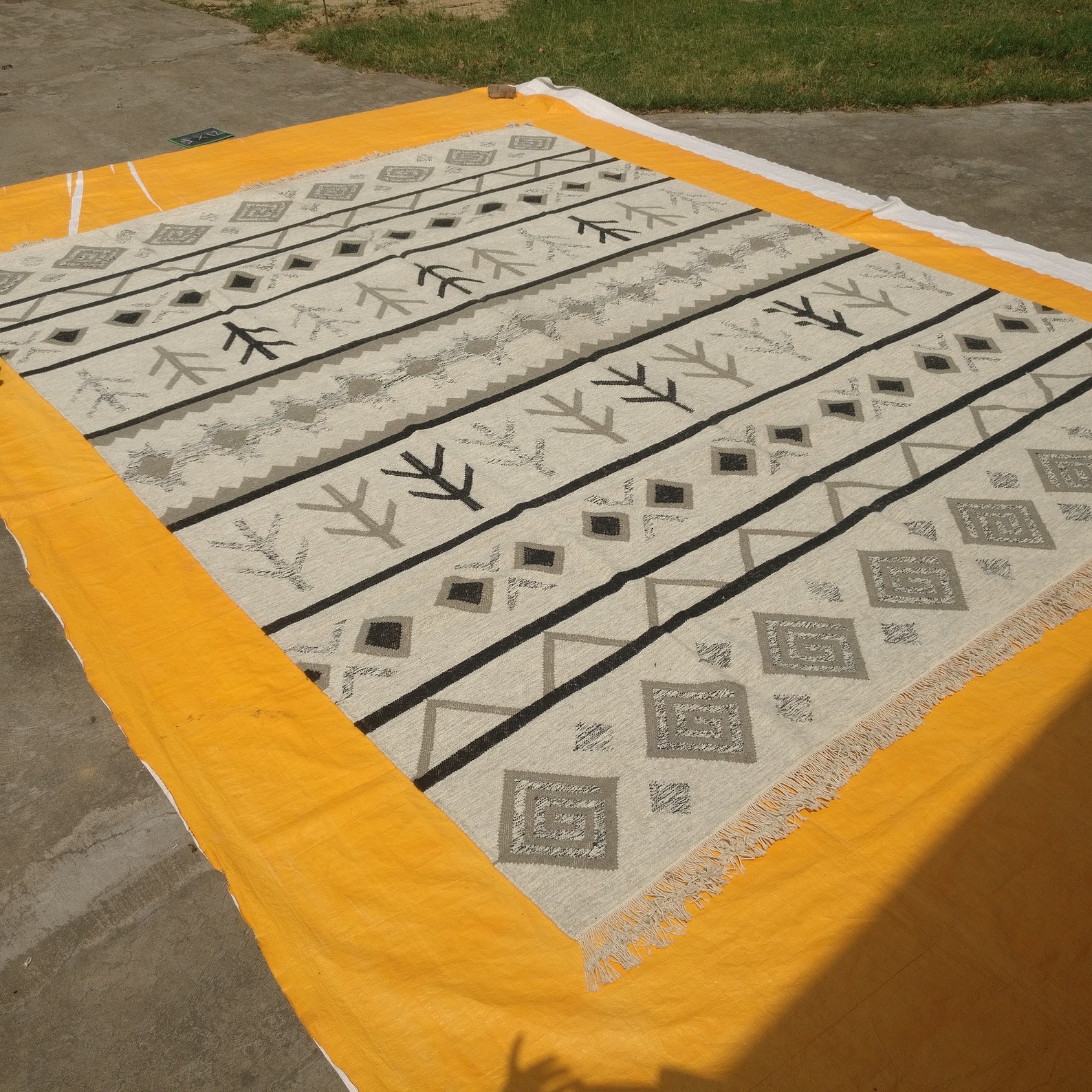 Southwestern Kilim Rug Wool Large Kelim Rugs 9 x 12 GEOMETRIC Etsy