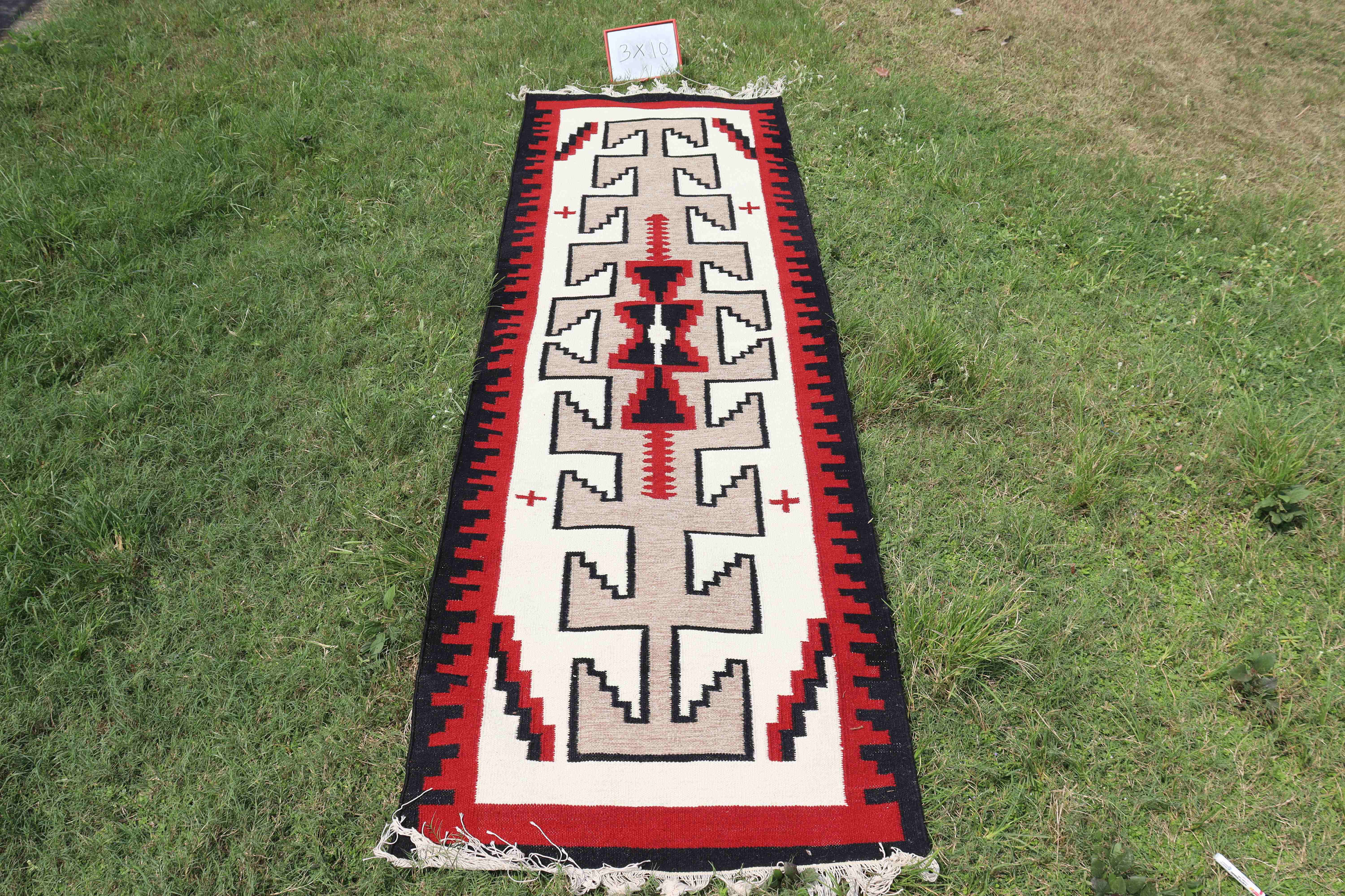 Southwestern Runner Rug 3x10 Wool Rug Southwestern Rug Etsy