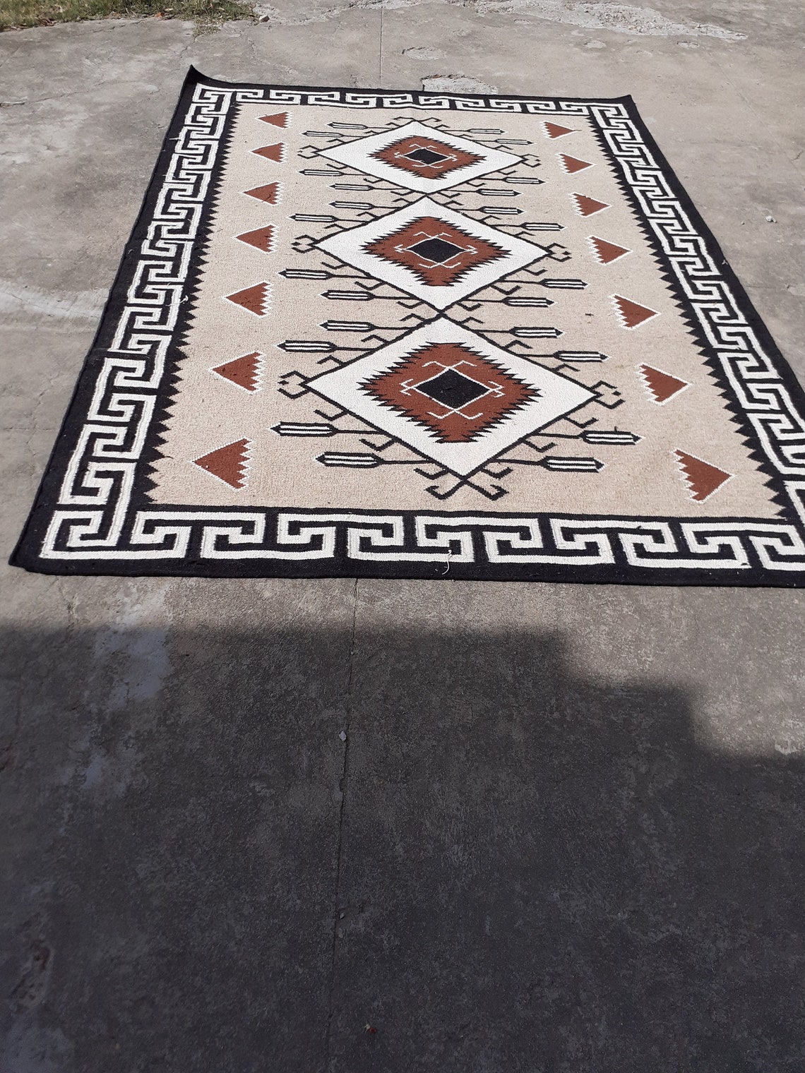 Tribal Rug 6x9 Navajo Rug Persian Southwestern Rug Wool Etsy