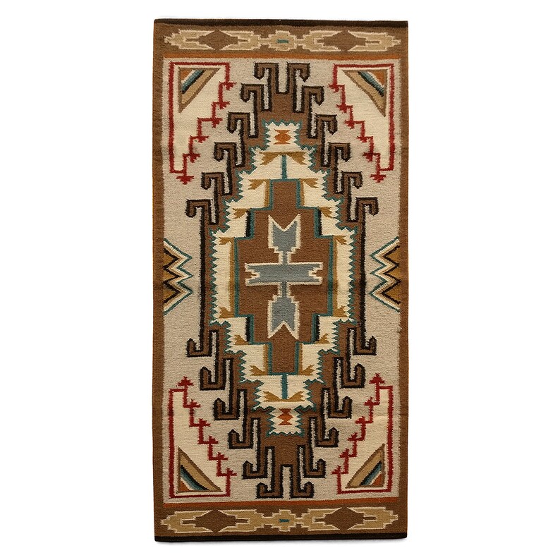 Southwestern Kilim Runner Rug Handmade Area Rug 100 Wool Etsy