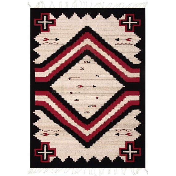 Kilim Hand-woven Tribal 9x12 Ft Turkish Kilim Oriental Area | Etsy