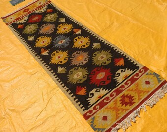 Kilim rug, turkish kilim rug, 2'6x6' ft, Handwoven kilim Rug Runner Area Rug, 80x180cm, Anatolian kilim rug,flatweave 2x6 runner Navajo Rug