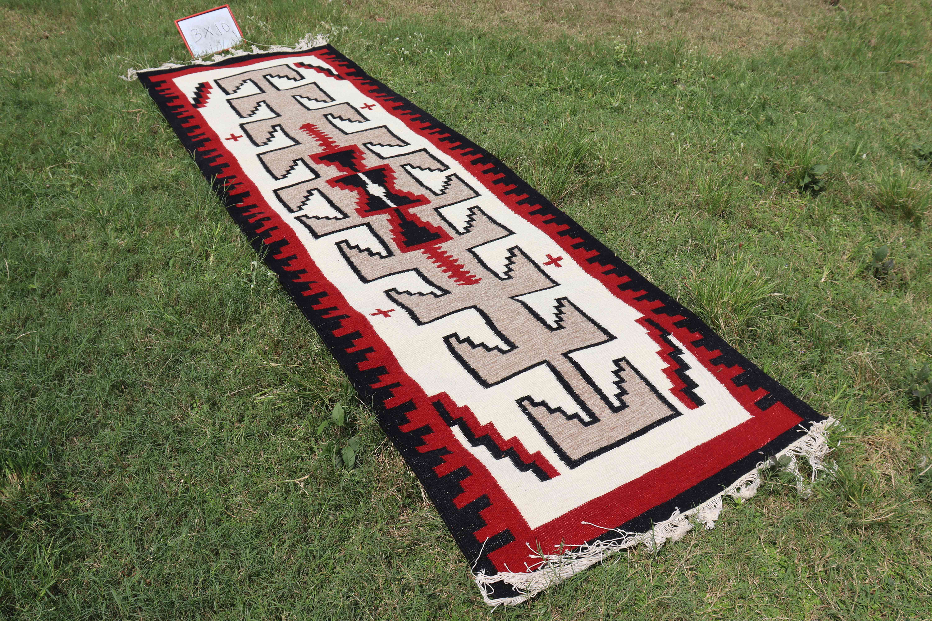 Southwestern Runner Rug 3x10 Wool Rug Southwestern Rug Etsy