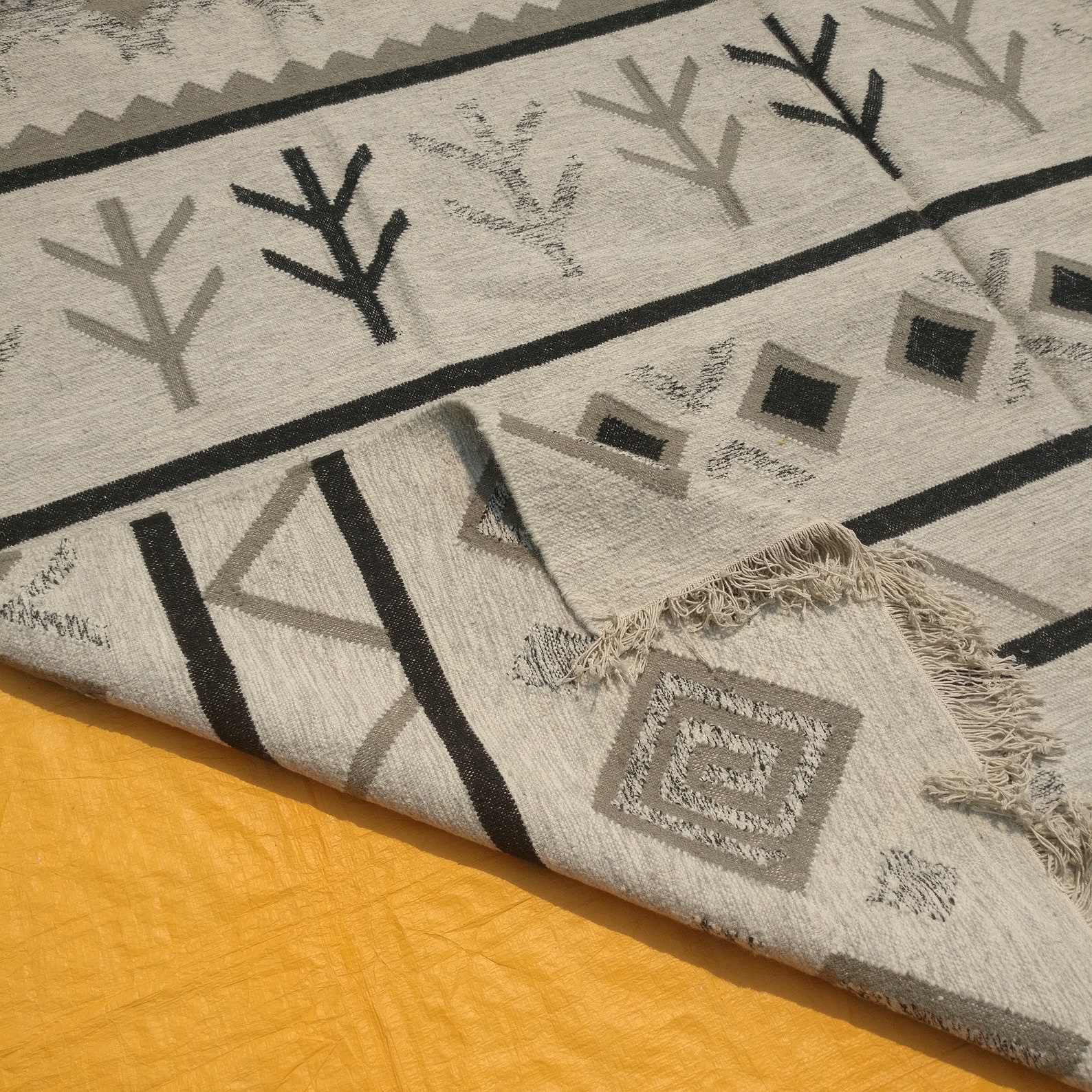 Southwestern Kilim Rug Wool Large Kelim Rugs 9 x 12 GEOMETRIC Etsy