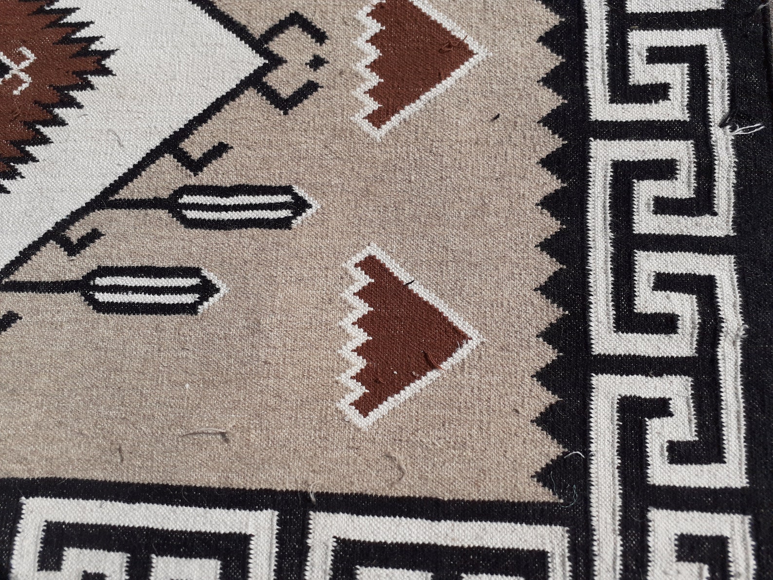 Tribal Rug 6x9 Navajo Rug Persian Southwestern Rug Wool Etsy