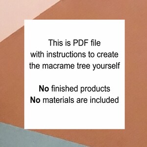 macrame Christmas tree pattern, macrame tutorial, macrame pattern, pdf tutorial, Beginner level, DIY macrame christmas decoration image 3