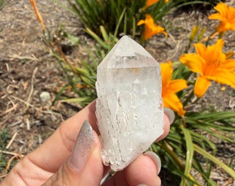 Natural Pineapple Quartz Cluster, Madagascar Candle Quartz, Raw Crystal Mineral Specimen, Healing Stone, Collectible Quartz Crystal,A607