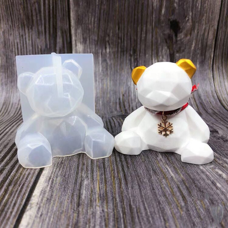 Gummy Bear Honey Jar Silicone Mold-3d Teddy Bear Candle Mold-cartoon Bear  Resin Mold-cute Bear Keychain Mold-aromatherapy Plaster Mold 