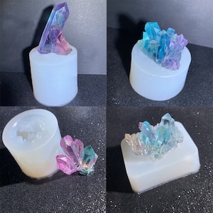 Small Crystal Coral Silicone Mold-Diamond Crystal Column Mold-Ice and Snow Mountain Fondant Mold-Cake Mousse Decoration Mold