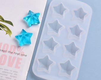 Chunky Bubble Star Resin Mold Mould Casting Craft Food Safe Stars Puffy Molds Chunky Bubble Star Resin Mold Mould Casting Craft Food Safe Stars Puffy Molds