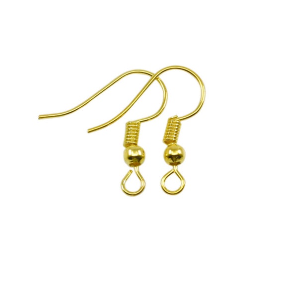 200pcs 2017mm Gold Silver Antique Bronze Ear Hooks Earrings Clasps