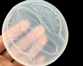 Feather silicone mold, feather Resin mold, Silicone resin mould, pendent molds, UV resin mold,craft jewelry making molds