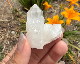 Natural Pineapple Quartz Cluster, Madagascar Candle Quartz, Raw Crystal Mineral Specimen, Healing Stone, Collectible Quartz Crystal,A610