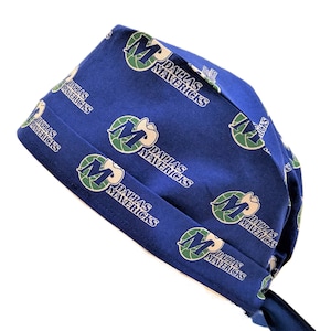 Scrub Caps - Custom Orders - 2 Sizes Available - Wear with Rim Down or Folded Up - Adjustable with Elastic and Ties - Can Add Buttons