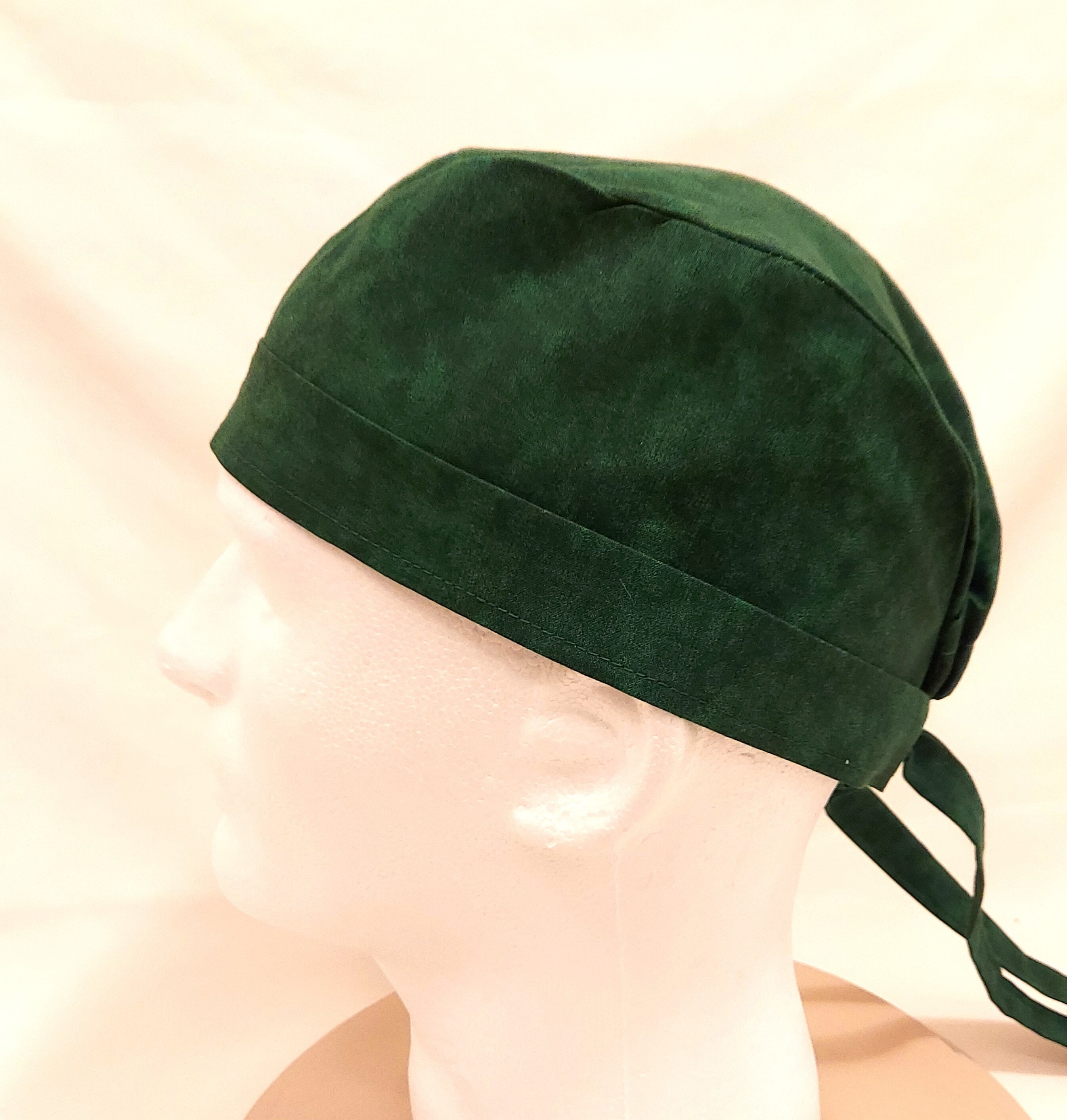 Green Scrub Cap Custom Orders 2 Sizes Wear With Rim Etsy