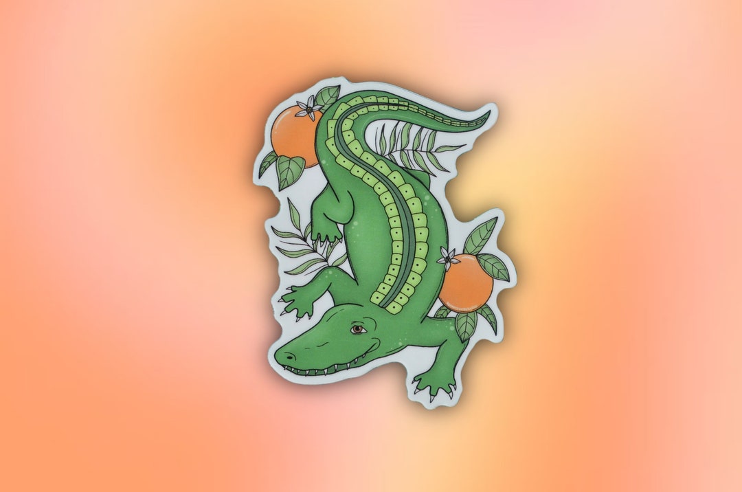 Alligator Sticker - Etsy