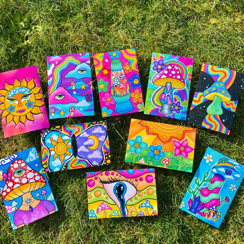 Mini trippy prints 