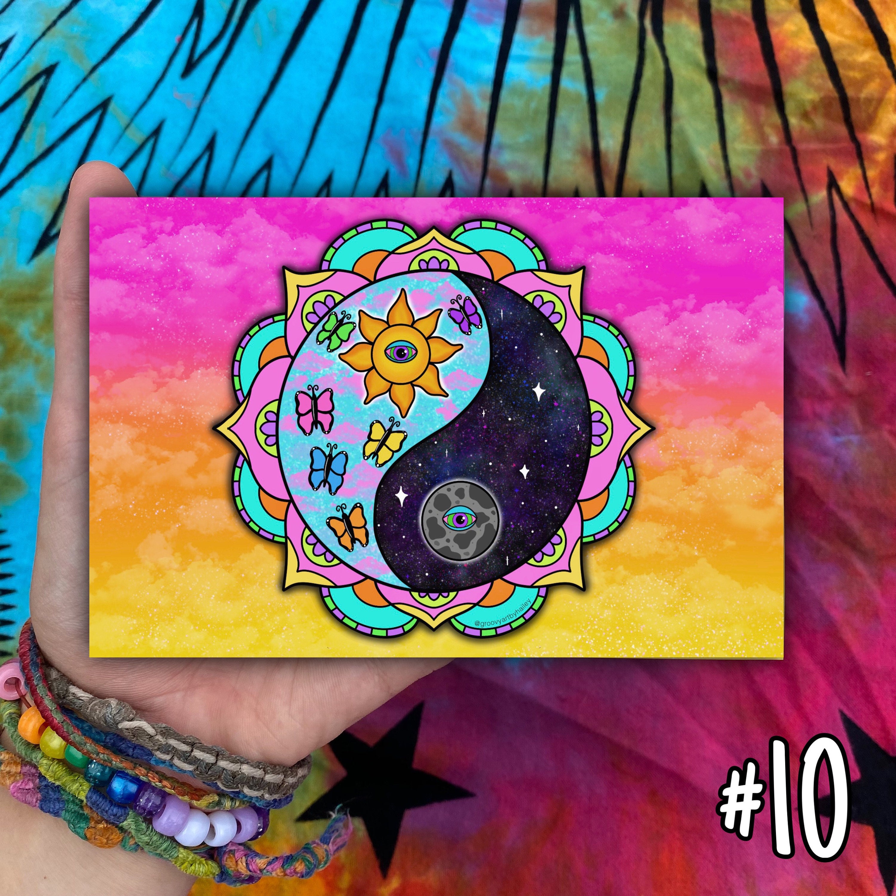 Mini Trippy Prints | Print Collection 5 - Etsy