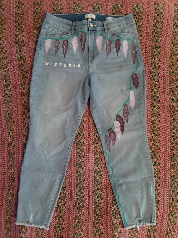 Bahia Wisteria Alba Linen Blend Pants