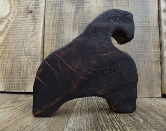 Pferd Skulptur, Pagan Figur, Art Statue, Primitive Spielzeug, Antikes Spielzeug, Tribal Handwerk, Hexen Dekor, Pagan Altar, Pagan Spielzeug, Pagan Pferd