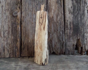 Diable, Gog de la forêt, Dieu cornu, Décor maison, Poupée d’autel, Had Carving, Poupée primitive, Poupée en bois, Cadeau en bois, Figurine en bois, Poupée Satan