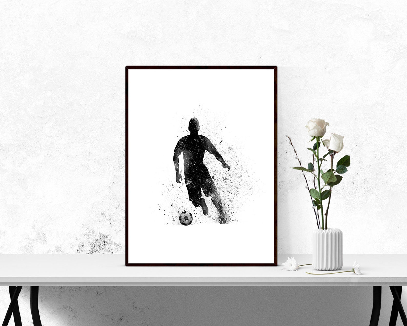 Soccer Poster PRINTABLE Wall Art DIGITAL DOWNLOAD Football | Etsy
