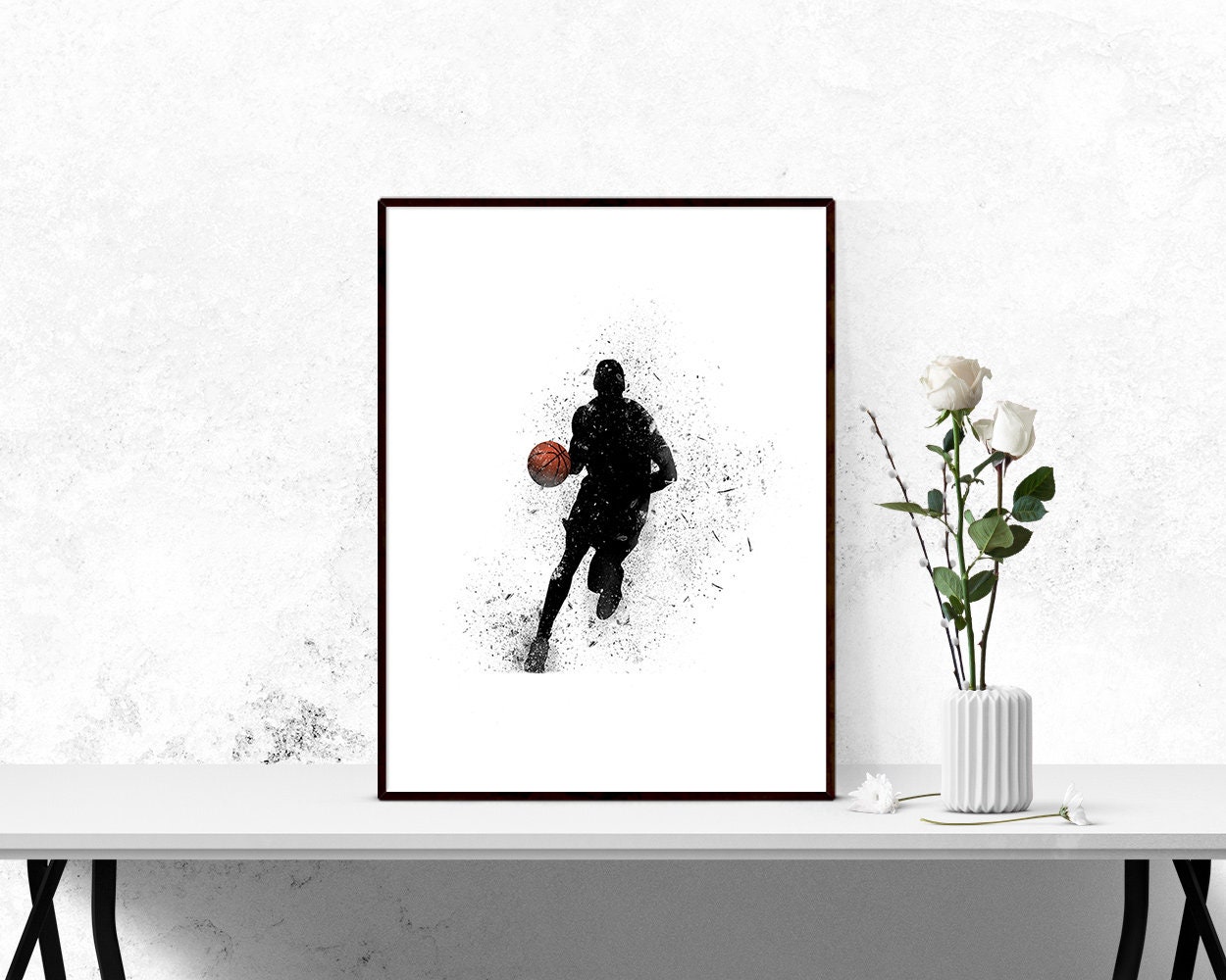 Basketball PRINTABLE Wall Art DIGITAL Download Sports Poster | Etsy