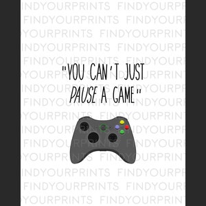 Games Room Wall Art PRINTABLE - Gamer Prints DIGITAL DOWNLOAD - Video ...