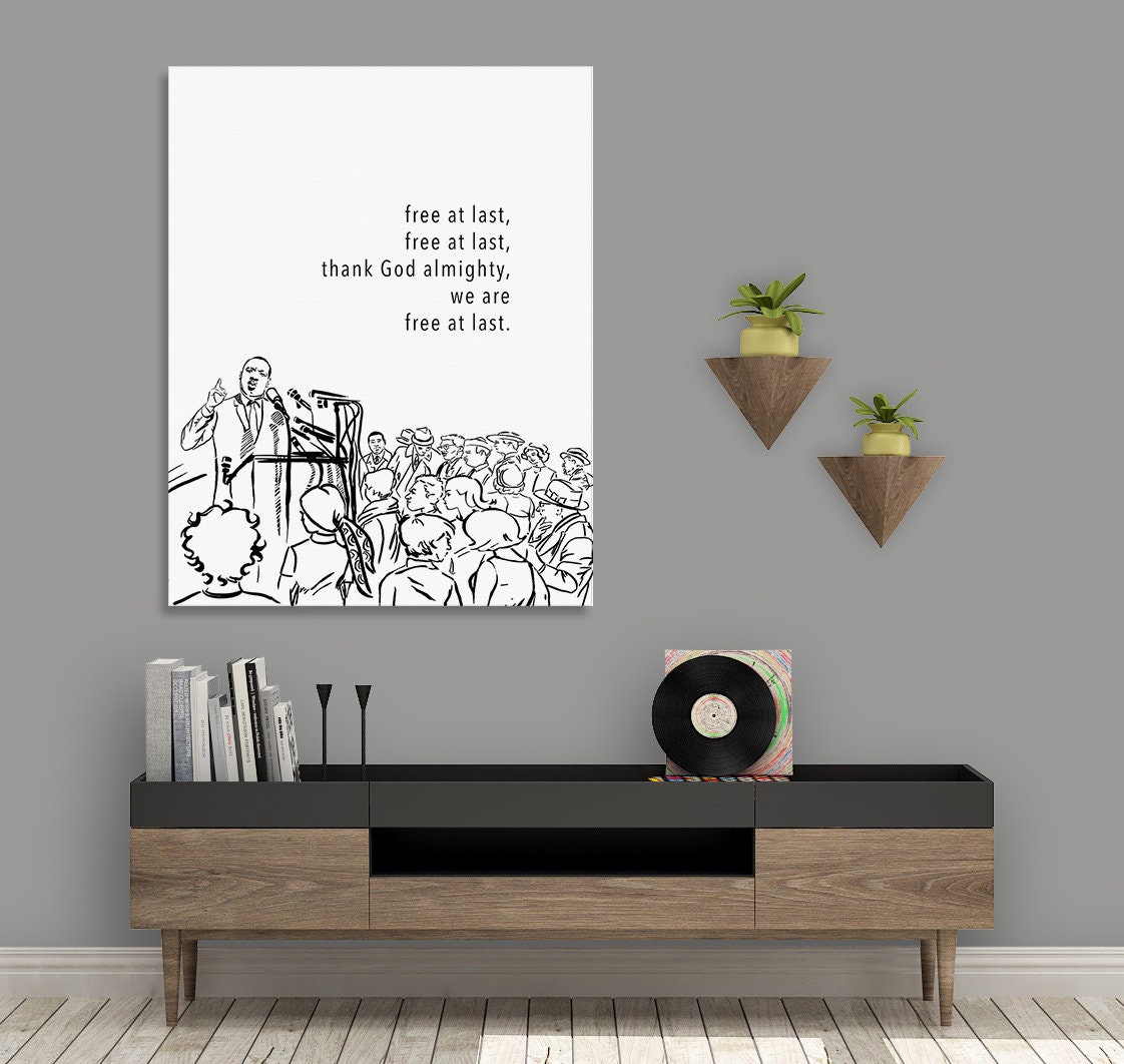Martin Luther King PRINTABLE Posters MLK DIGITAL Download - Etsy