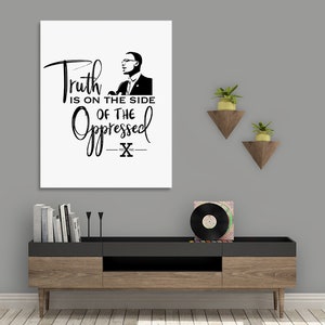 Malcolm X PRINTABLE Poster - Malcolm Little DIGITAL DOWNLOAD Wall Art ...