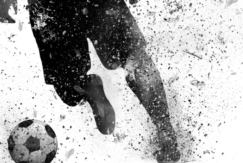 Soccer Poster PRINTABLE Wall Art DIGITAL DOWNLOAD Football Etsy