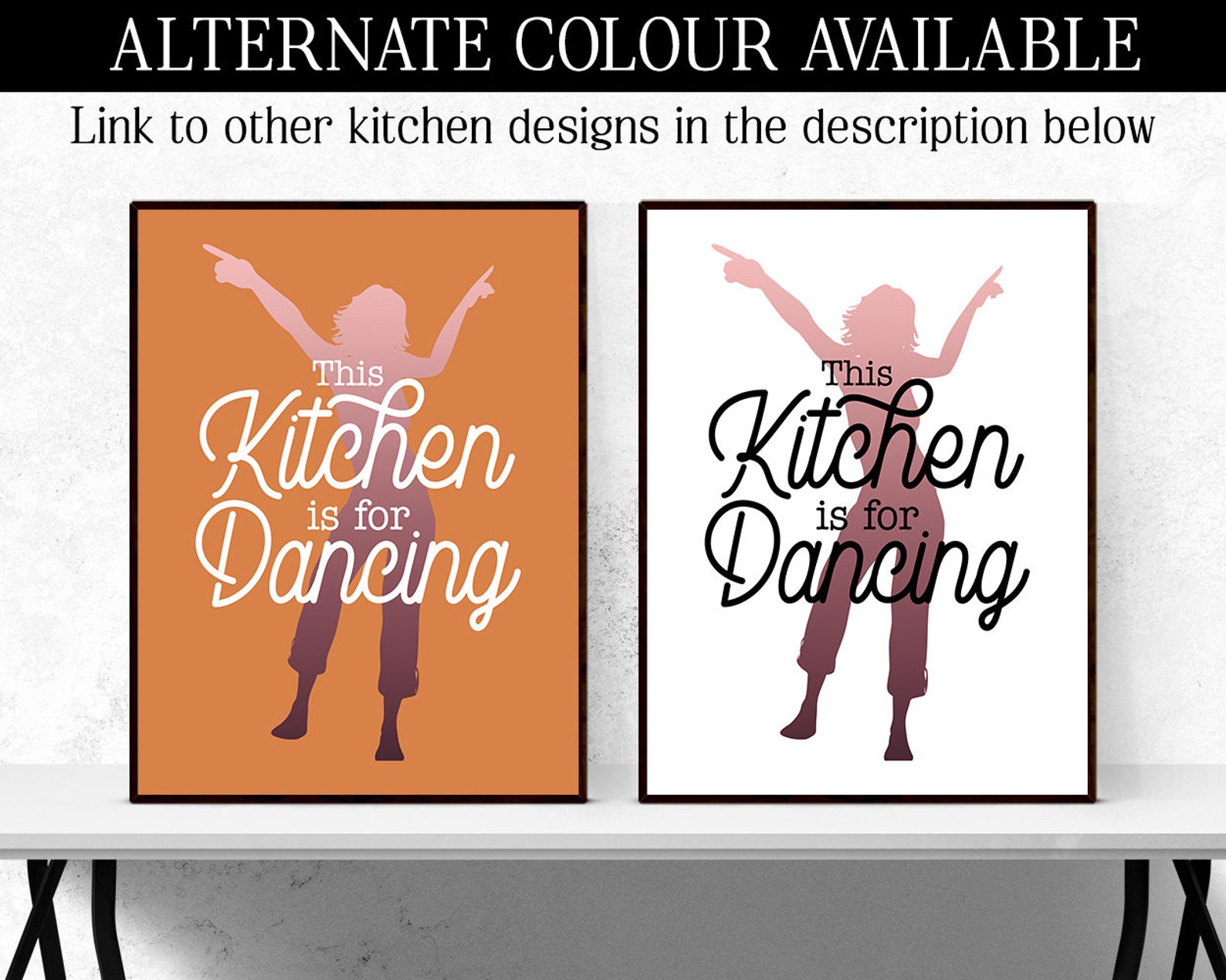 This Kitchen is for Dancing PRINTABLE Wall Art Kitchen - Etsy