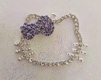 Ciondolo/Charm HK con strass - Materiali per la creazione di gioielli o lavori artigianali