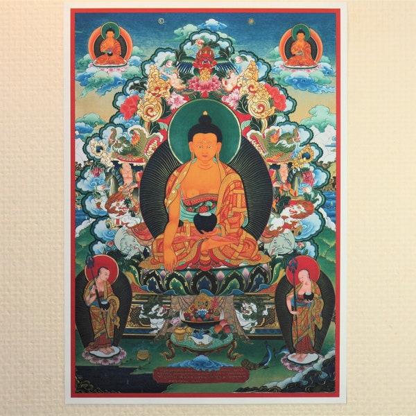 Buddha Shakyamuni Tibetan Thangka