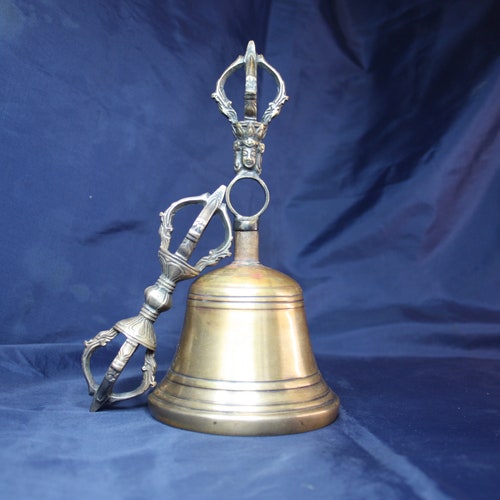 Tibetan Ritual Bell Vajra Ghanta Dorje Drilbu shops