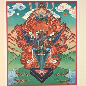 Vajrakilaya Tibetan Thangka