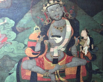 Padmavajra, an Indian adept, Siddha, Tibet Thangka