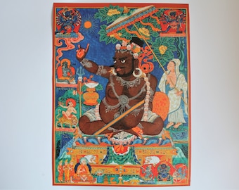 Virupa, Tibet Thangka, print